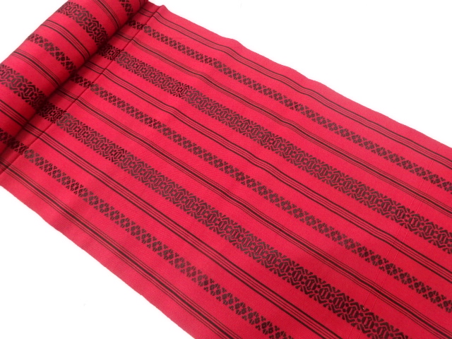 アンティーク　博多　八寸帯地反物